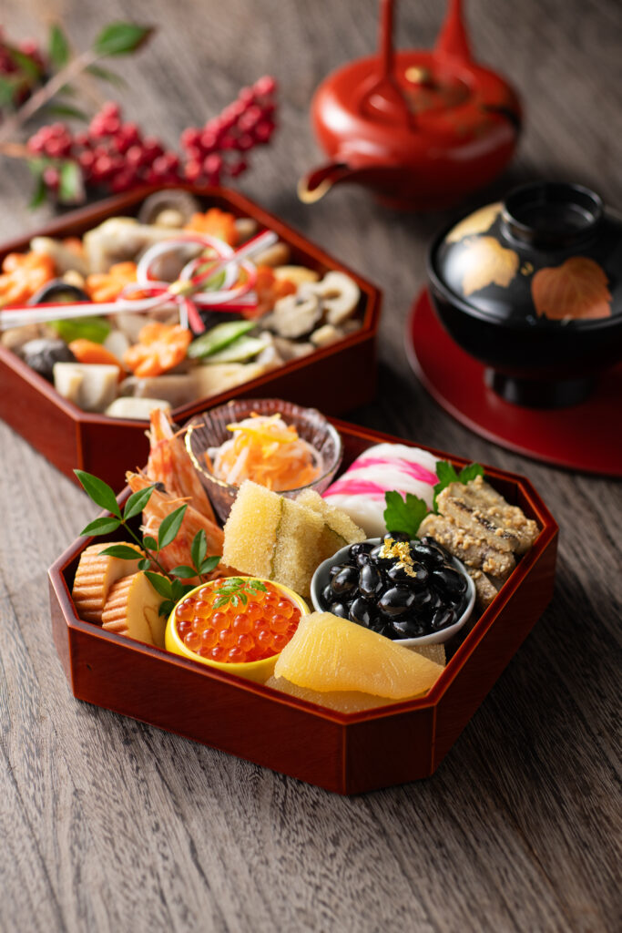 株式会社 新潟三越伊勢丹様 大歳の市 おせち盛り付けイメージ